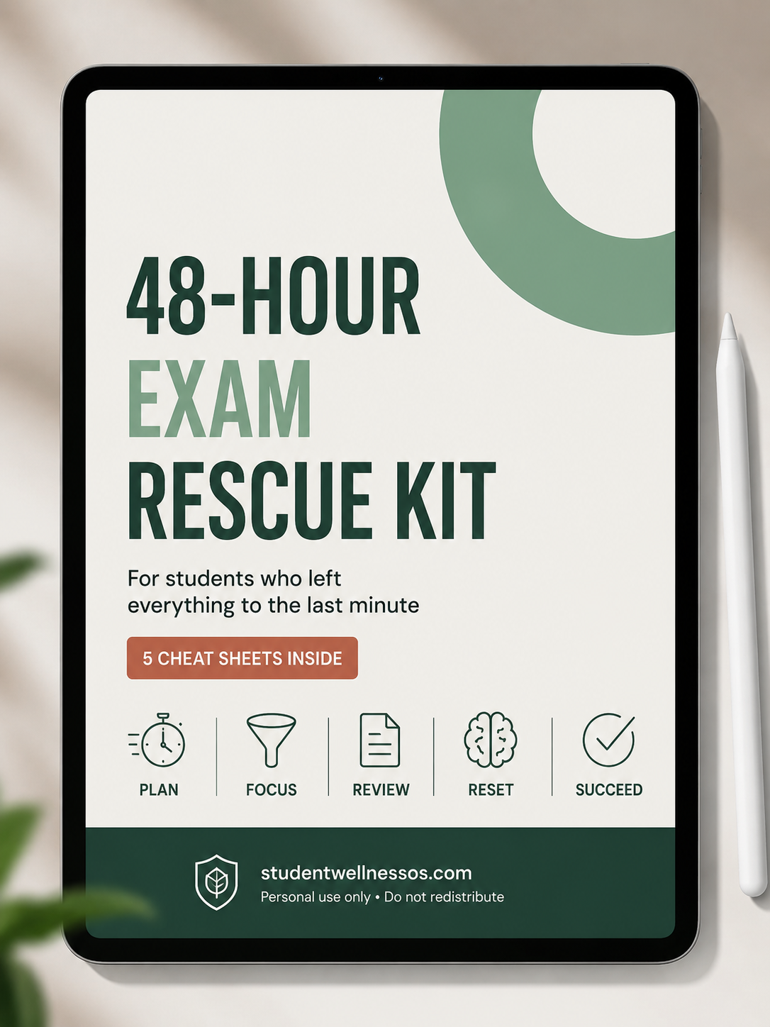 48-Hour Exam Rescue Kit